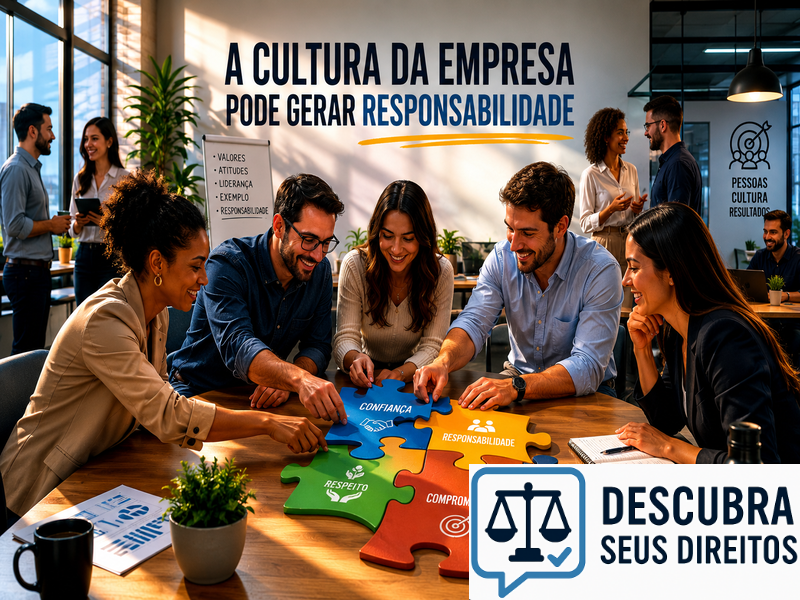 A cultura da empresa pode gerar responsabilidade