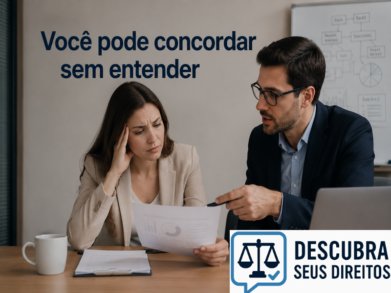 Você pode concordar sem entender