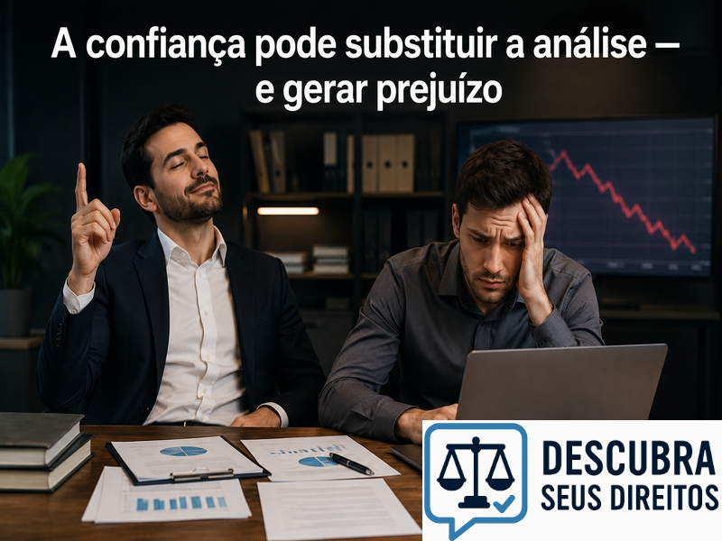A confiança pode substituir a análise — e gerar prejuízo