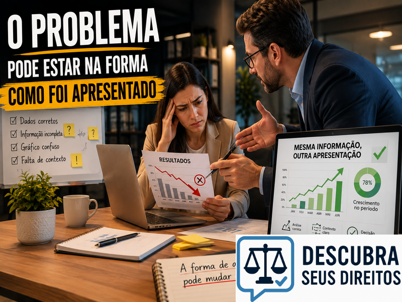 O problema pode estar na forma como foi apresentado