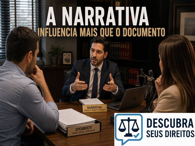 A narrativa influencia mais que o documento