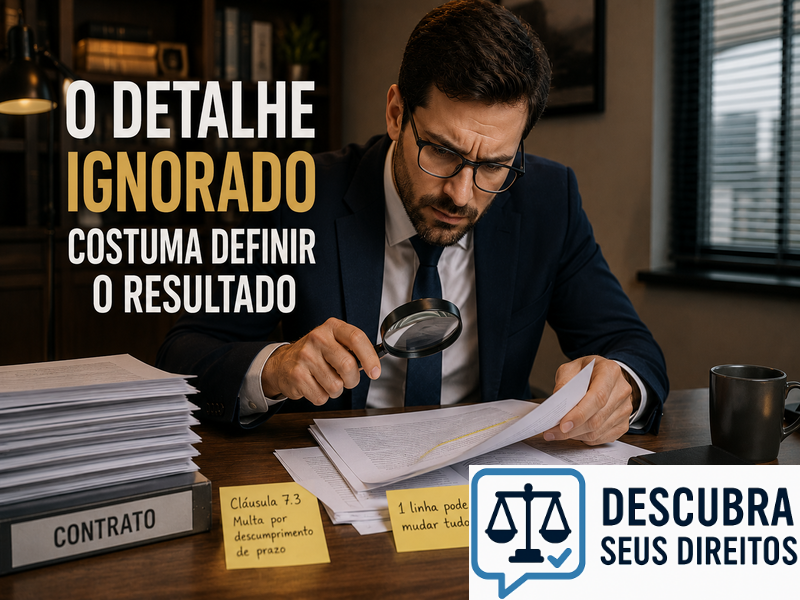 O detalhe ignorado costuma definir o resultado