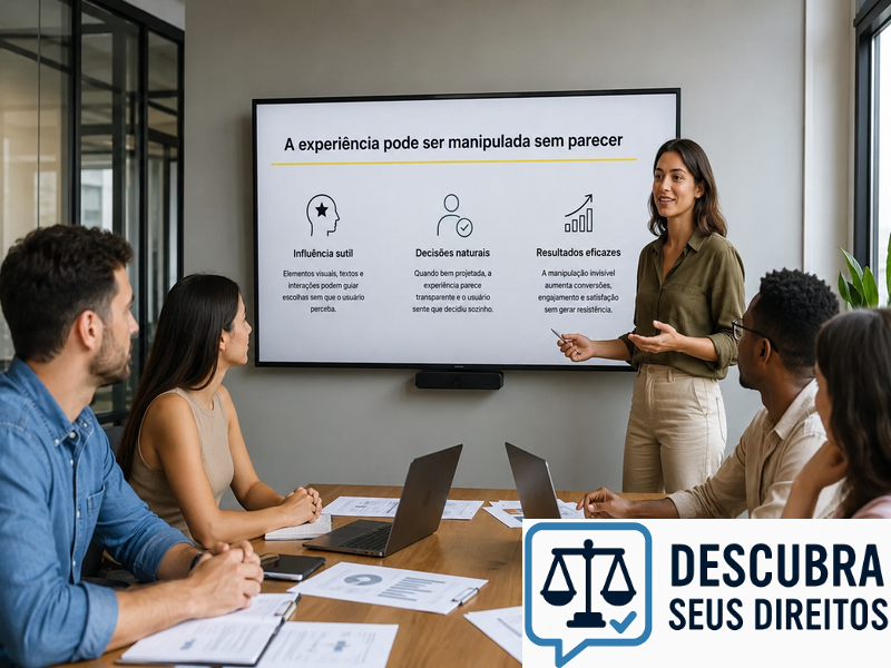 A experiência pode ser manipulada sem parecer