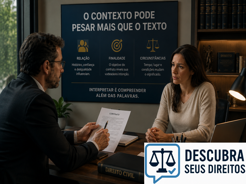 O contexto pode pesar mais que o texto