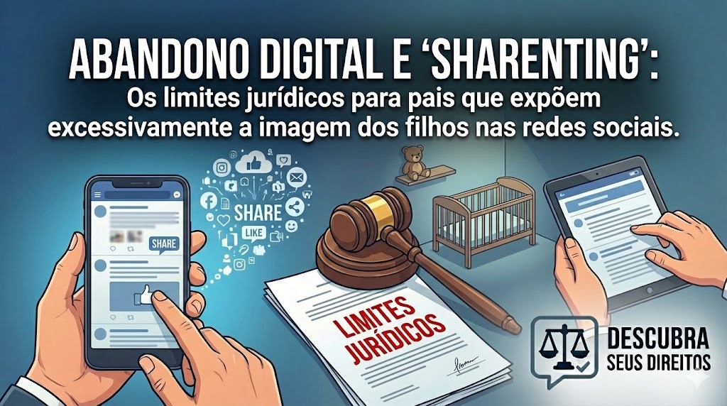 Abandono digital e “sharenting”: limites jurídicos para pais que expõem excessivamente a imagem dos filhos