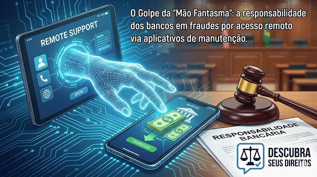 O golpe da mão fantasma: a responsabilidade dos bancos nas fraudes por acesso remoto