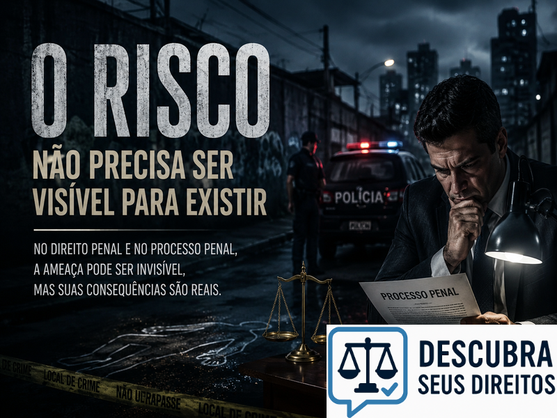 O risco não precisa ser visível para existir