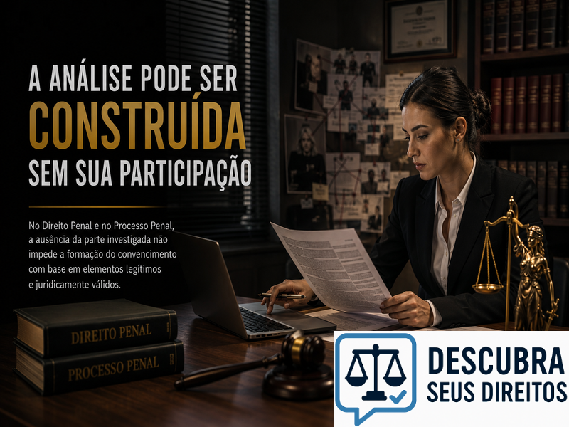 A análise pode ser construída sem sua participação