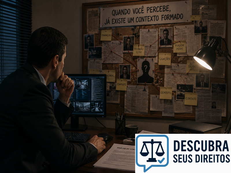 Quando você percebe, já existe um contexto formado