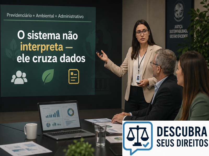 O sistema não explica — apenas responde