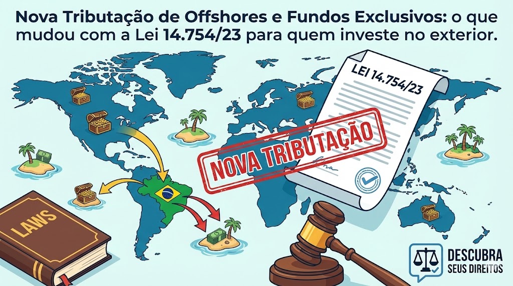 Nova tributação de offshores e fundos exclusivos: o que mudou com a Lei 14.754/23 para quem investe no exterior