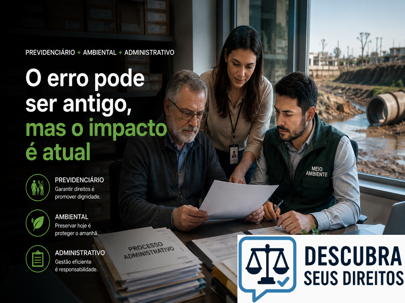 O erro pode ser antigo, mas o impacto é atual