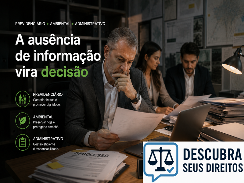 A ausência de informação vira decisão