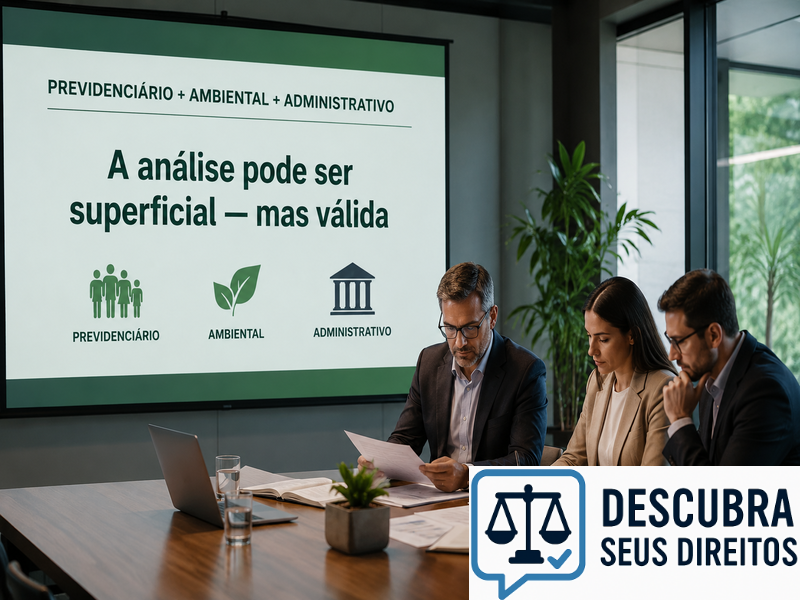A análise pode ser superficial — mas válida