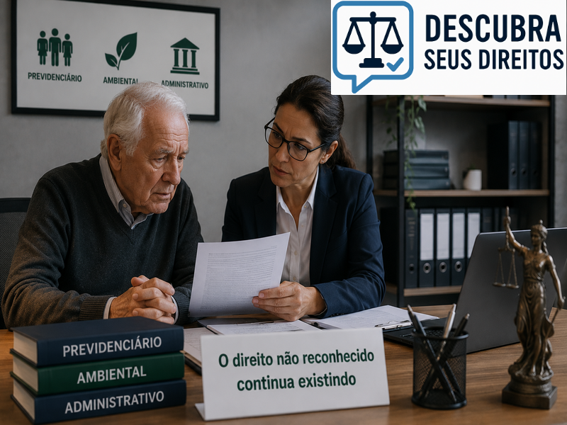 O direito não reconhecido continua existindo