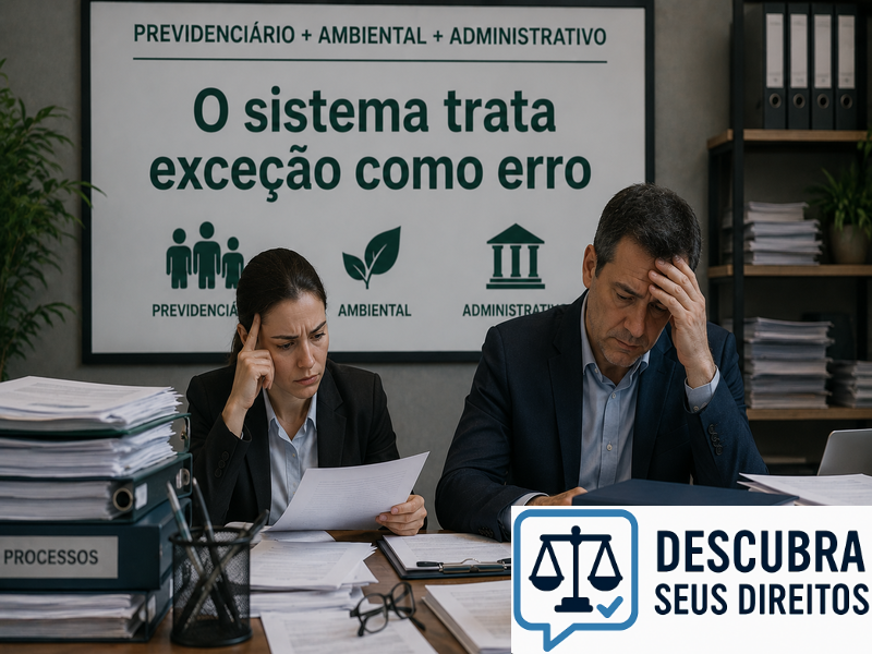 O sistema trata exceção como erro