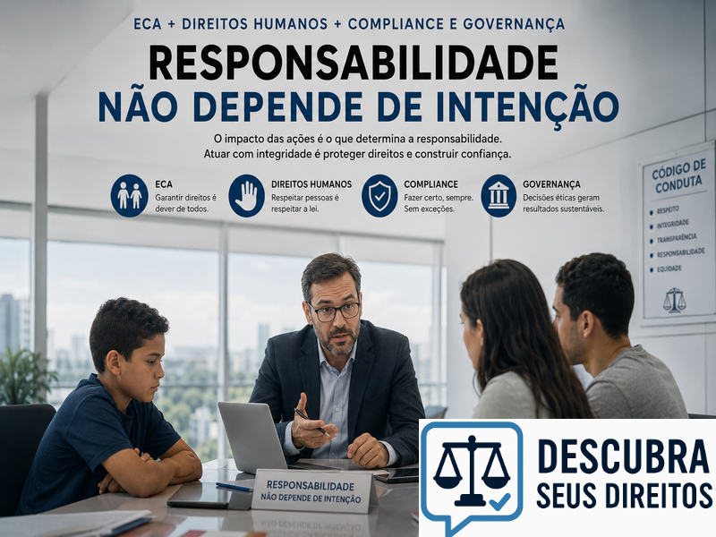 Responsabilidade não depende de intenção