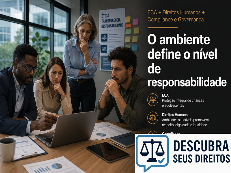O ambiente define o nível de responsabilidade