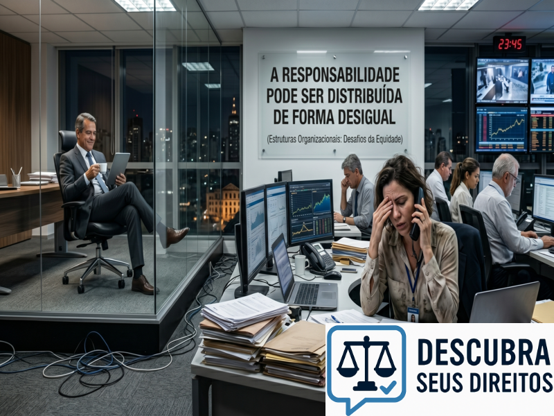 A responsabilidade pode ser distribuída de forma desigual