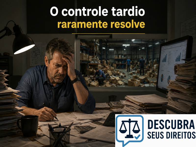 O controle tardio raramente resolve