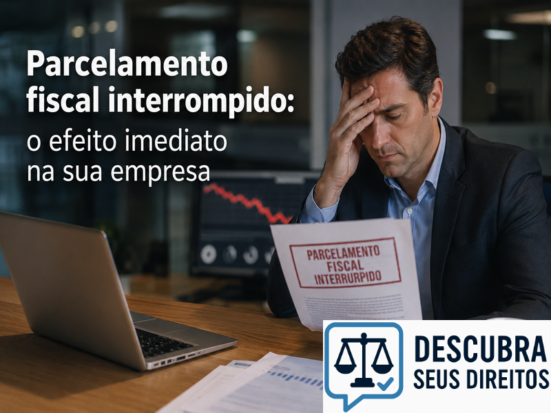 Parcelamento fiscal interrompido: o efeito imediato na sua empresa