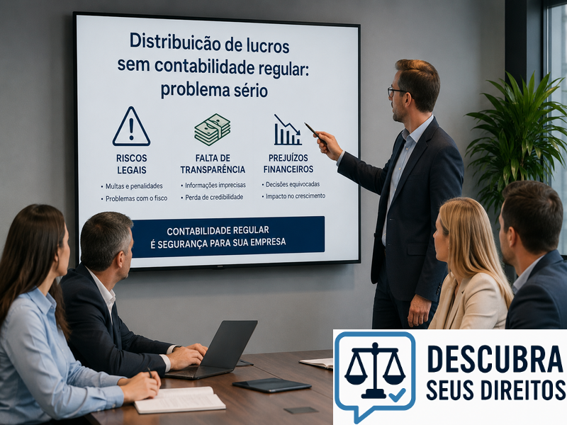 Distribuição de lucros sem contabilidade regular: problema sério