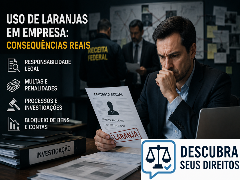 Uso de laranjas em empresa: consequências reais