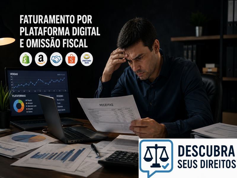 Faturamento por plataforma digital e omissão fiscal