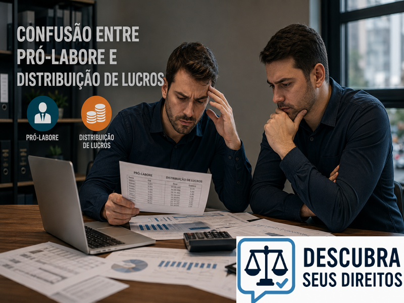 Confusão entre pró-labore e distribuição de lucros