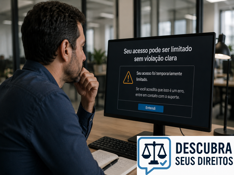 Seu acesso pode ser limitado sem violação clara
