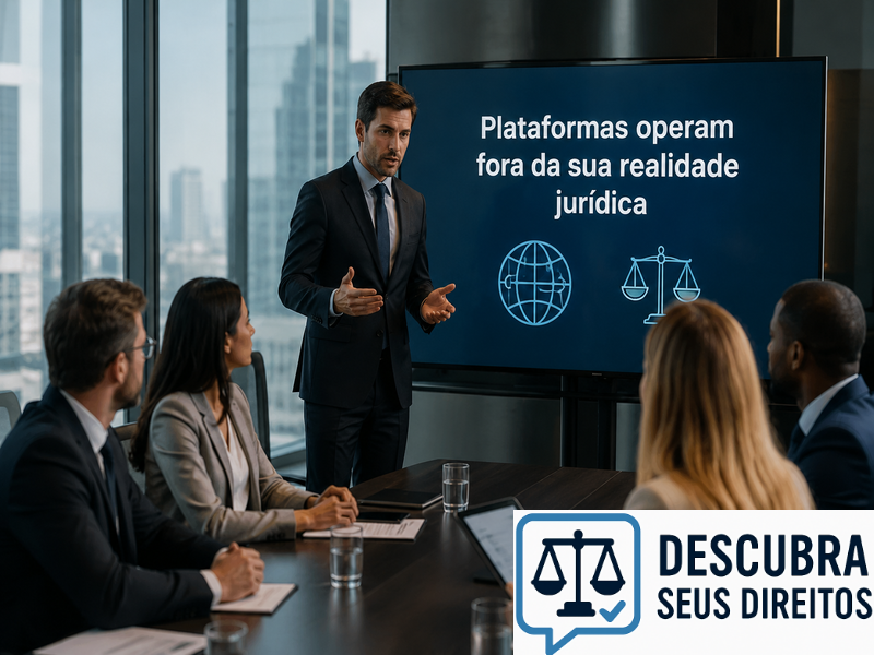 Plataformas operam fora da sua realidade jurídica