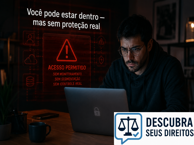 Você pode estar dentro — mas sem proteção real
