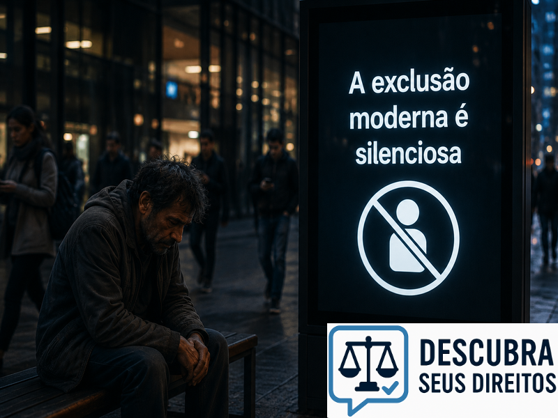 A exclusão moderna é silenciosa