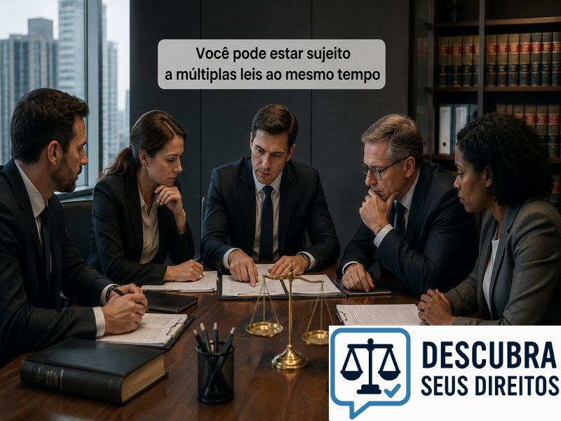 Você pode estar sujeito a múltiplas leis ao mesmo tempo