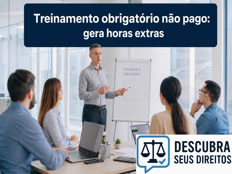 Treinamento obrigatório não pago: gera horas extras