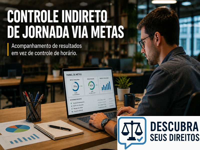 Controle indireto de jornada via metas