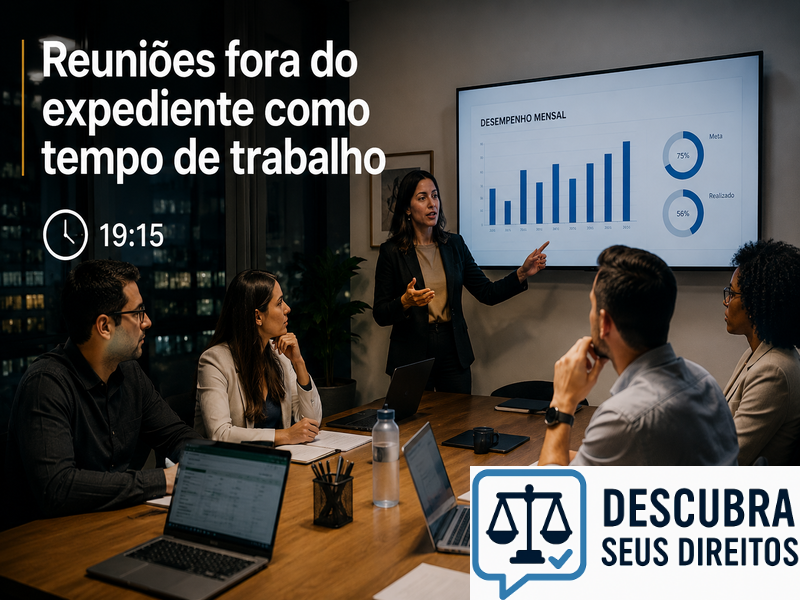 Reuniões fora do expediente como tempo de trabalho
