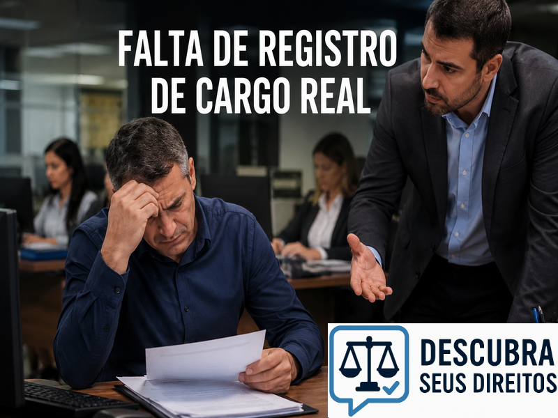 Falta de registro de cargo real