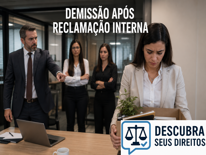 Demissão após reclamação interna