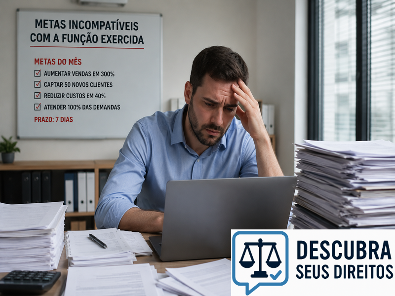 Metas incompatíveis com a função exercida