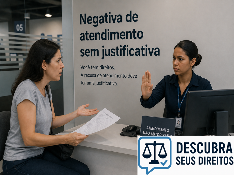 Negativa de atendimento sem justificativa