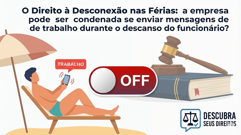 O Direito à Desconexão nas Férias: a empresa pode ser condenada por enviar mensagens de trabalho durante o descanso?