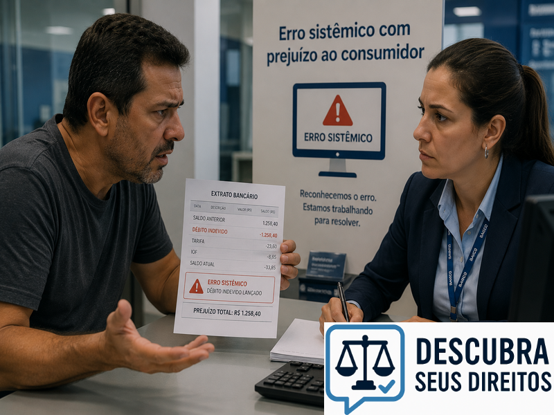 Erro sistêmico com prejuízo ao consumidor