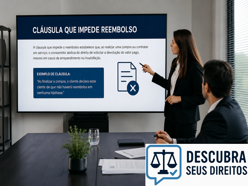 Cláusula que impede reembolso