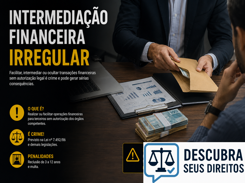 Intermediação financeira irregular — quando a atuação sem autorização pode gerar riscos jurídicos