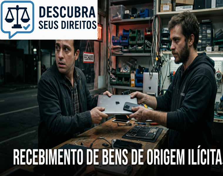 Recebimento de bens de origem ilícita — quando a posse pode gerar consequências jurídicas