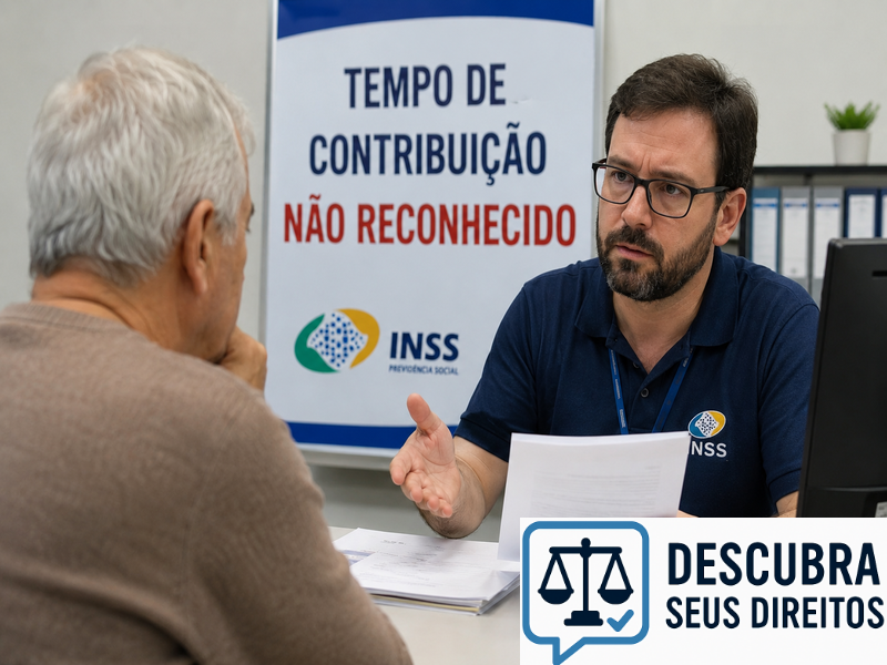 Tempo de contribuição não reconhecido — quando períodos trabalhados são ignorados pelo INSS