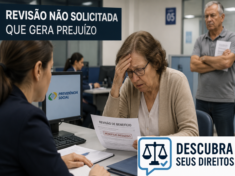 Revisão não solicitada que gera prejuízo — quando alterações administrativas reduzem o valor do benefício