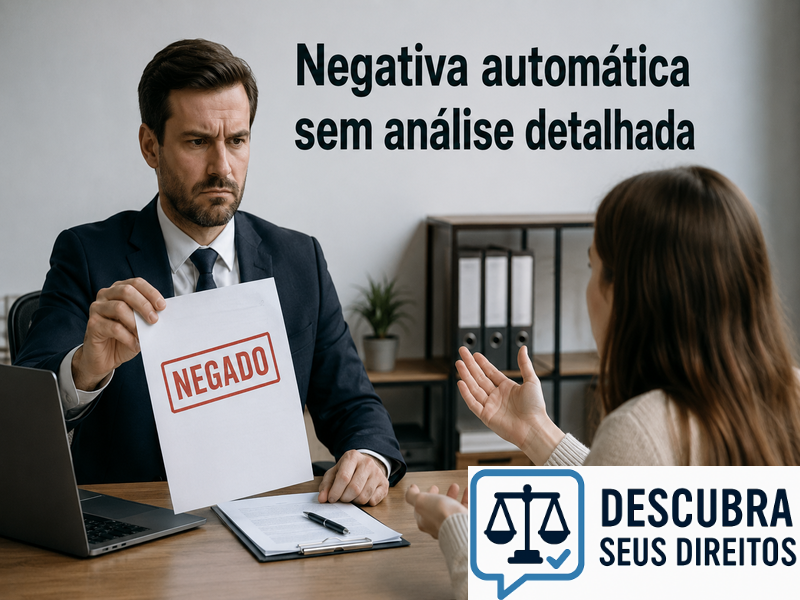 Negativa automática sem análise detalhada — quando decisões padronizadas impedem o reconhecimento de direitos