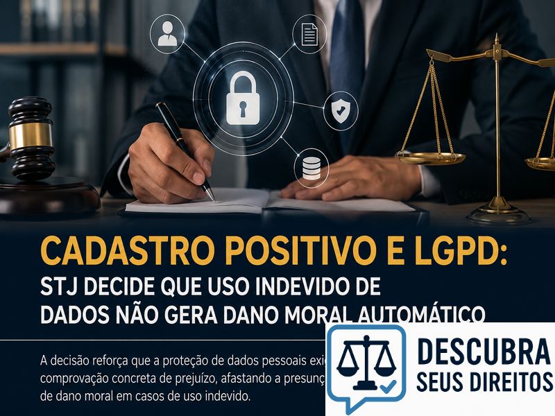 Cadastro positivo e LGPD: STJ decide que uso indevido de dados não gera dano moral automático